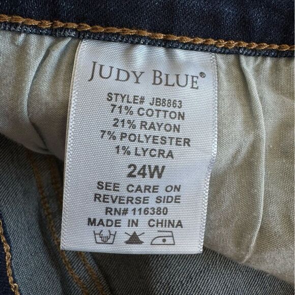 Judy Blue High Waist Skinny Woman’s Plus Size Jeans Size 24W - Picture 12 of 12